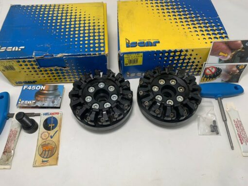 (Lot of 2) Iscar 4 1/2" Indexable 450N FaceMills