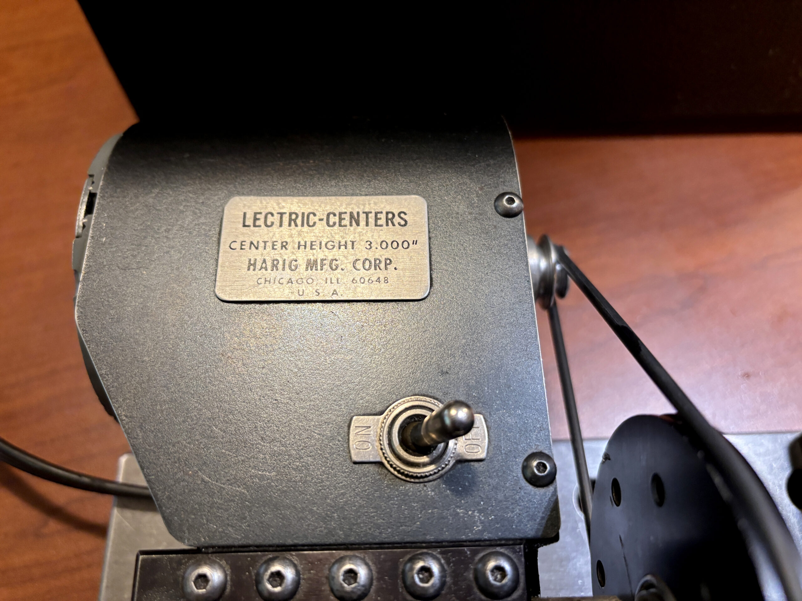 Harig 025-100 LECTRIC-CENTERS Grinding Fixture 6" Swing - 3.000" - Image 6